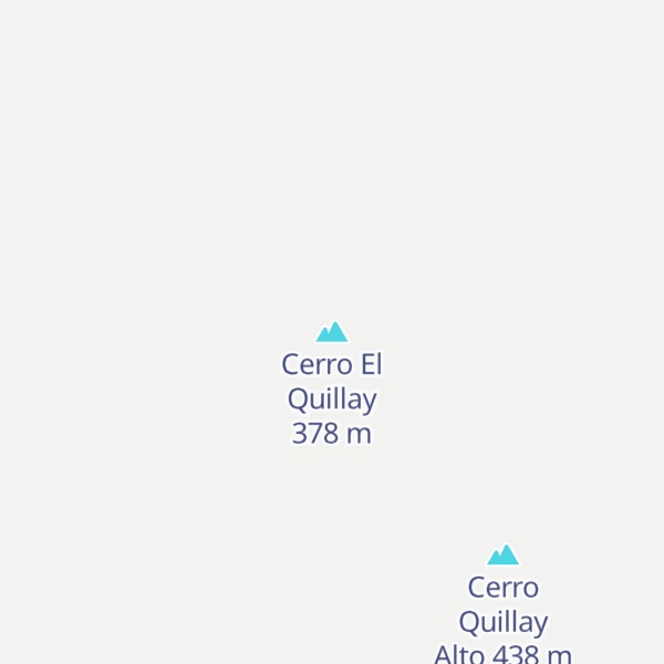 Map of Cerro El Quillay