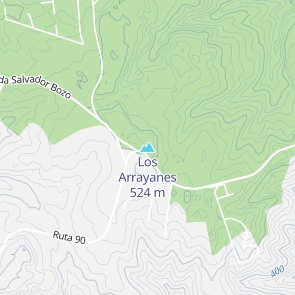Map of Los Arrayanes