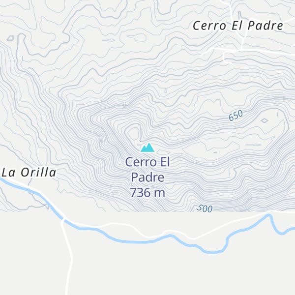 Map of Cerro El Padre
