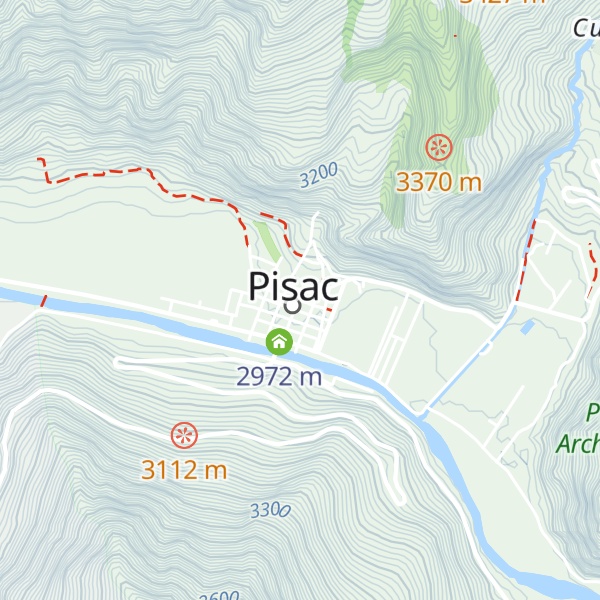 Map of Pisac tourism information office