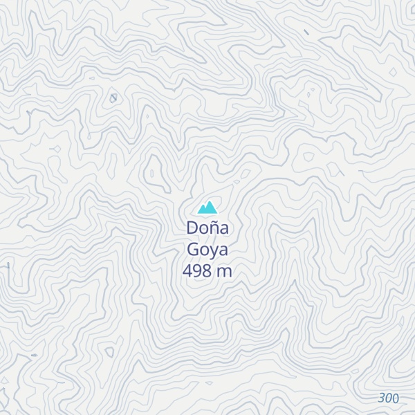 Map of Doña Goya