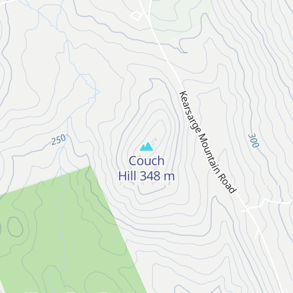 Map of Couch Hill