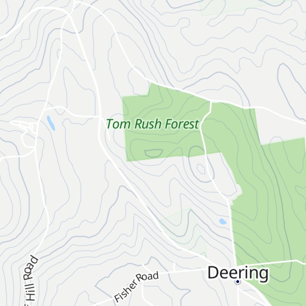 Map of Gregg Hill