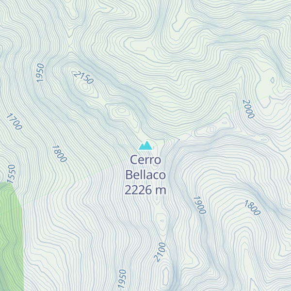 Map of Cerro Bellaco
