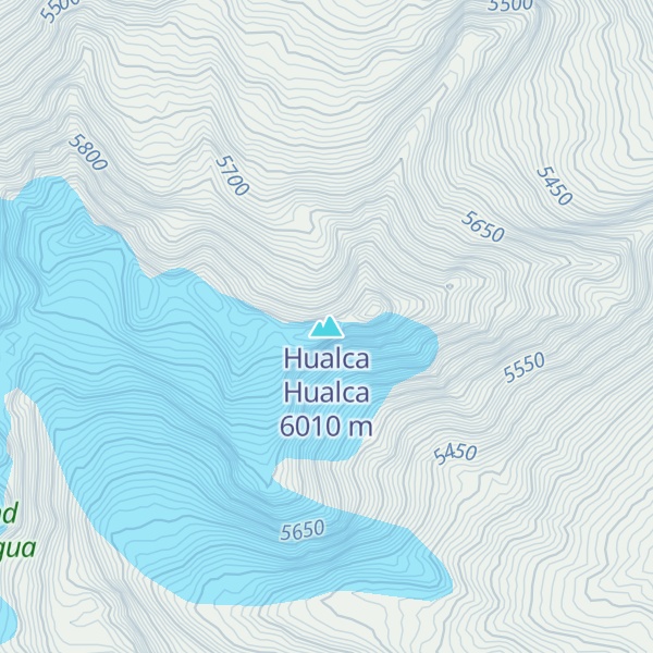 Map of Hualca Hualca