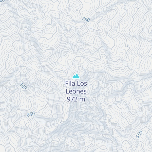 Map of Fila Los Leones