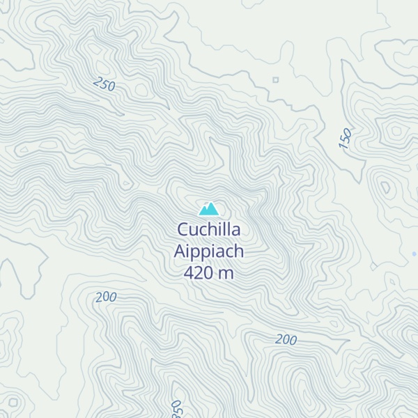 Map of Cuchilla Aippiach