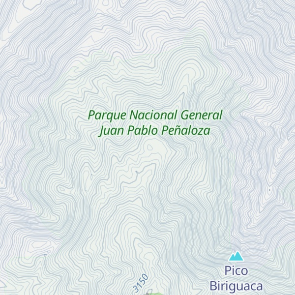 Map of Topo La Cuchilla
