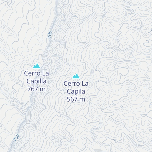 Map of Cerro La Capila
