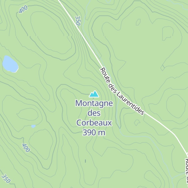Map of Montagne des Corbeaux