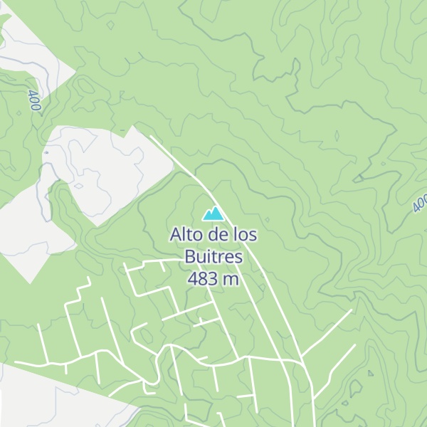 Map of Alto de los Buitres