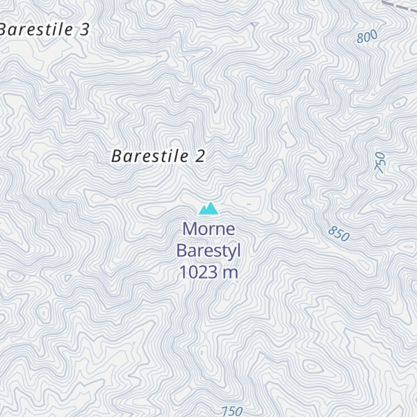Map of Morne Barestyl