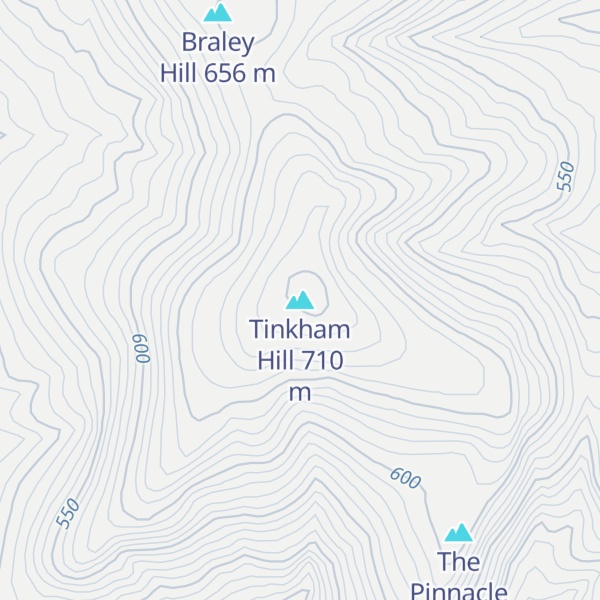 Map of Tinkham Hill