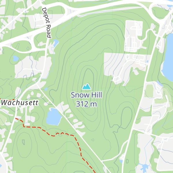 Map of Snow Hill