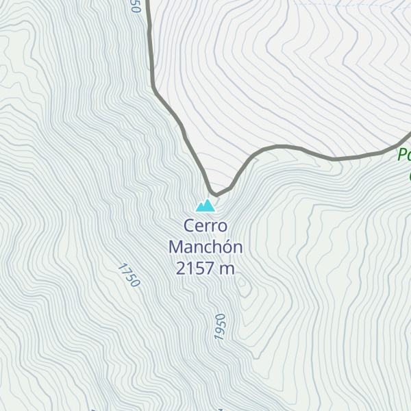 Map of Cerro Manchón