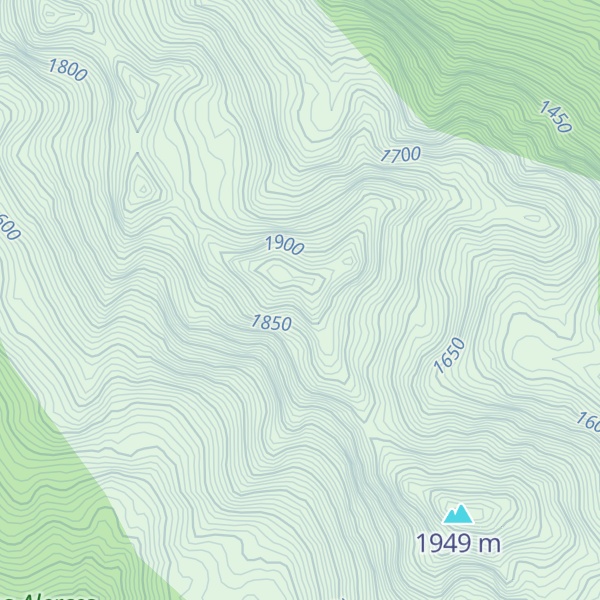 Map of Cerro Pirámide Sur