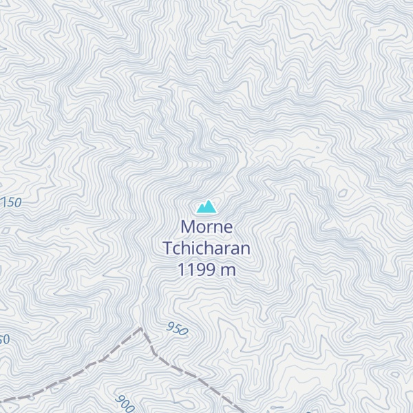 Map of Morne Tchicharan