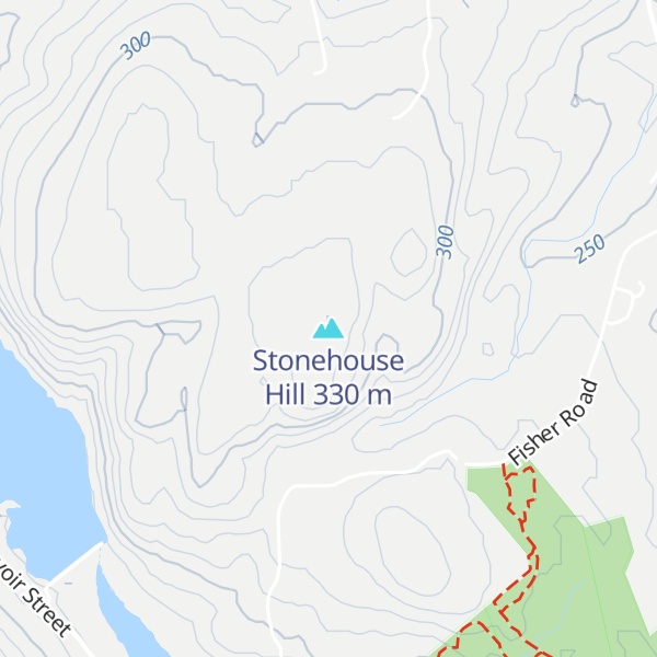 Map of Stonehouse Hill