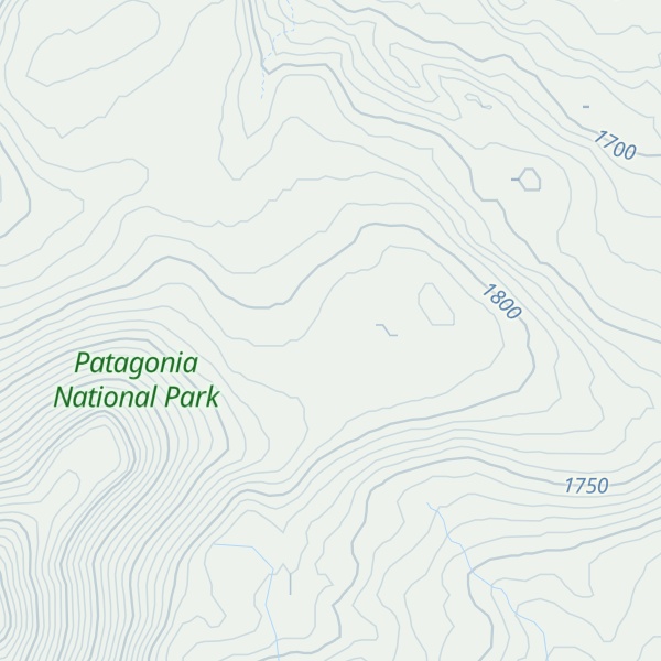 Map of Cerro Pico Sur