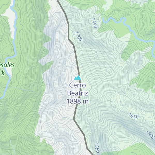 Map of Cerro Beatriz