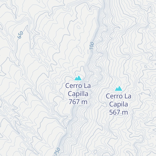 Map of Cerro La Capilla
