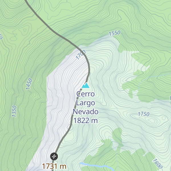 Map of Cerro Largo Nevado