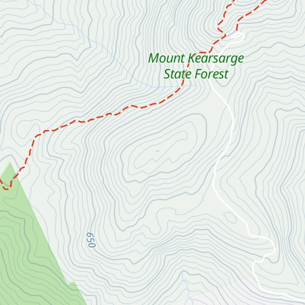 Map of Black Mountain