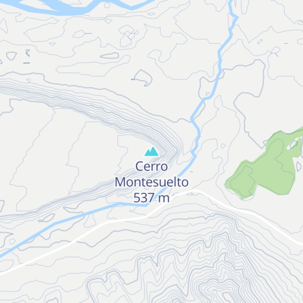 Map of Cerro Montesuelto