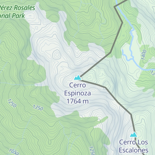 Map of Cerro Espinoza