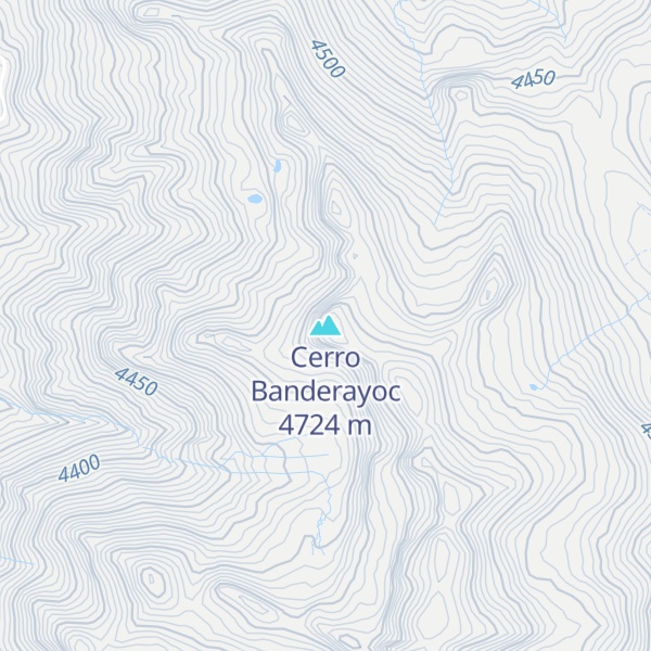Map of Cerro Banderayoc