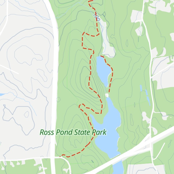 Map of Half Hill