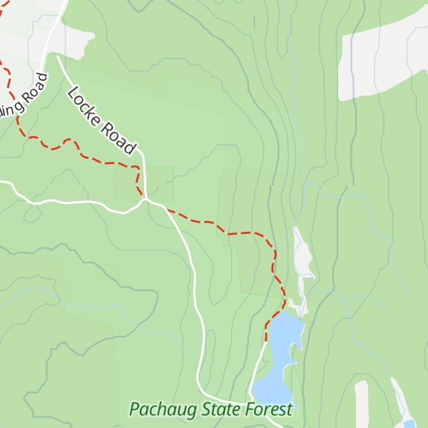 Map of Pachaug Hill