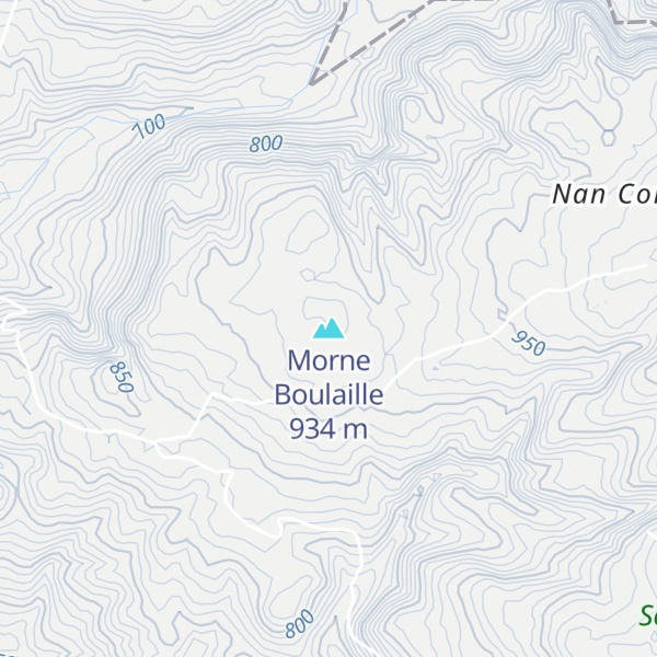Map of Morne Boulaille
