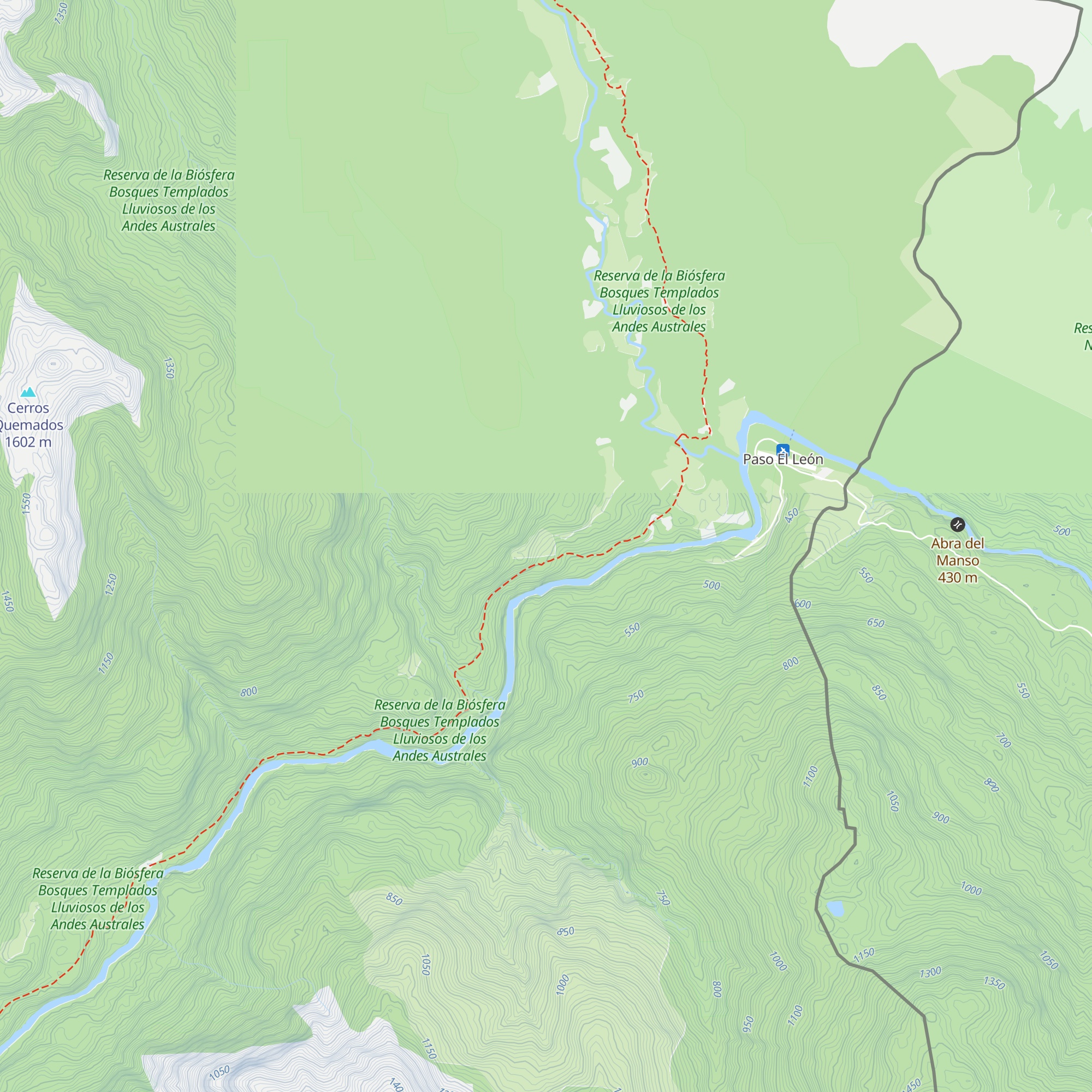 El Bravo Lodging map