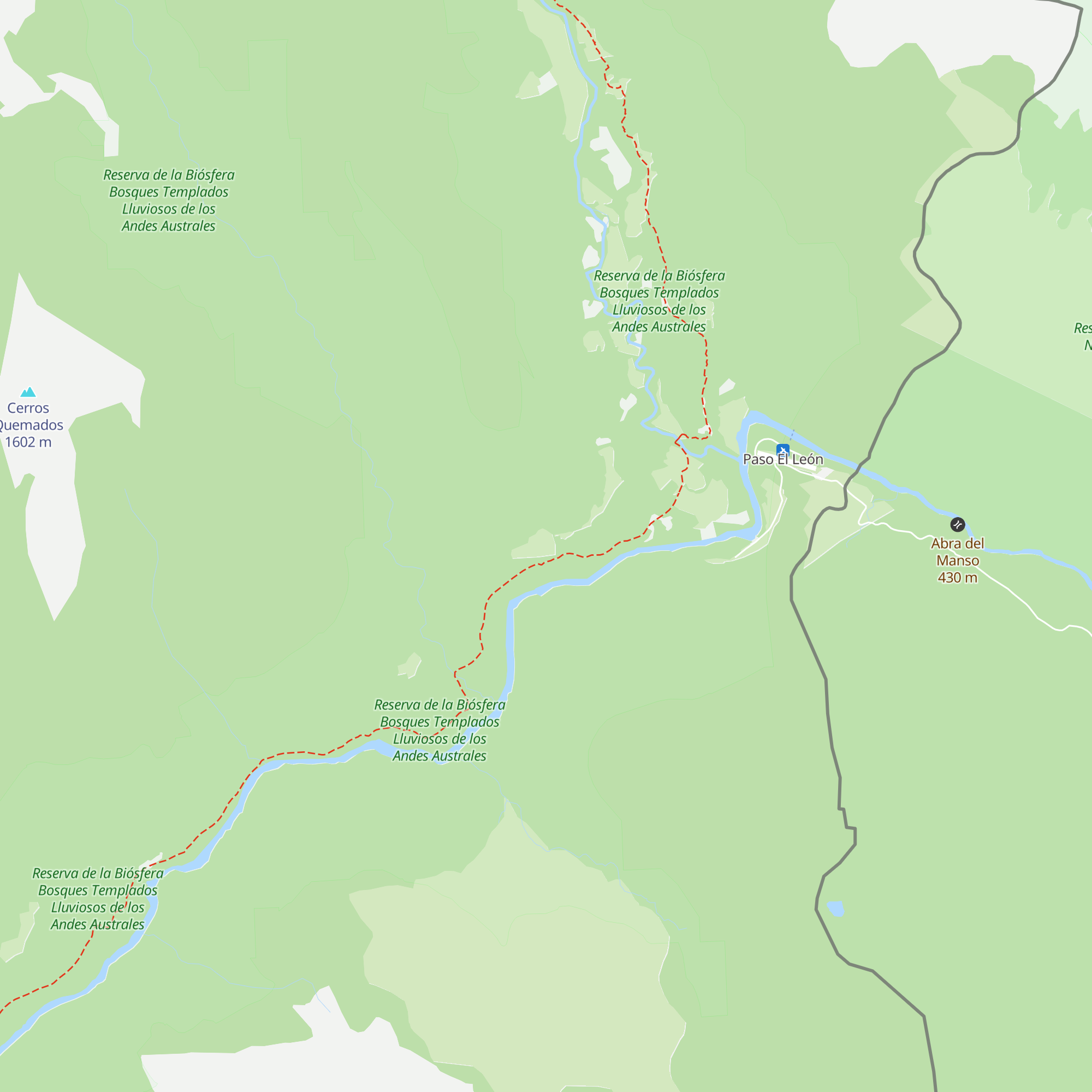 El Bravo Lodging map