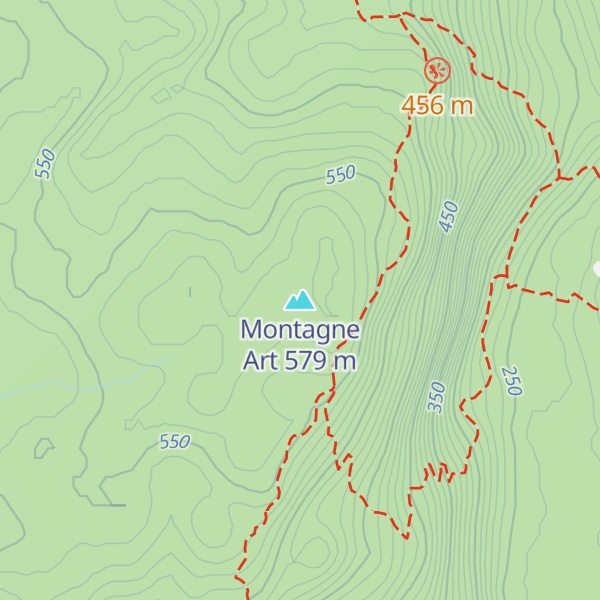 Map of Montagne Art