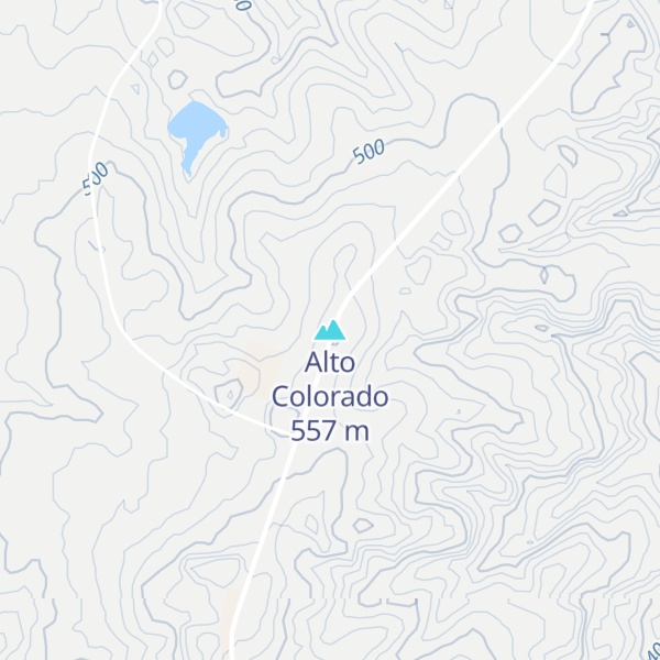 Map of Alto Colorado
