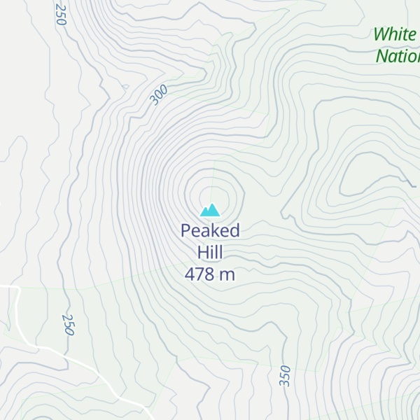 Map of Peaked Hill