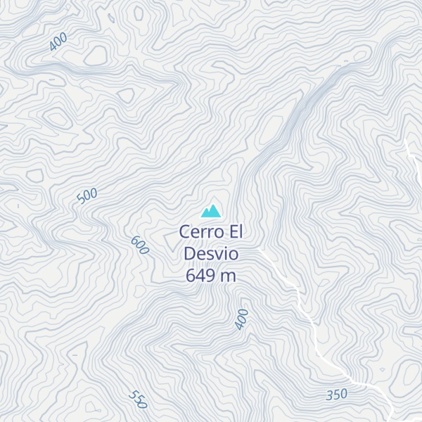 Map of Cerro El Desvio