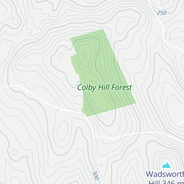 Map of Colby Hill