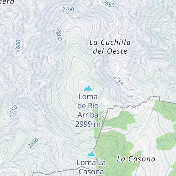 Map of Loma de Río Arriba