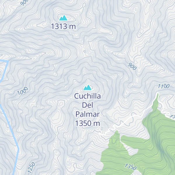 Map of Cuchilla Del Palmar