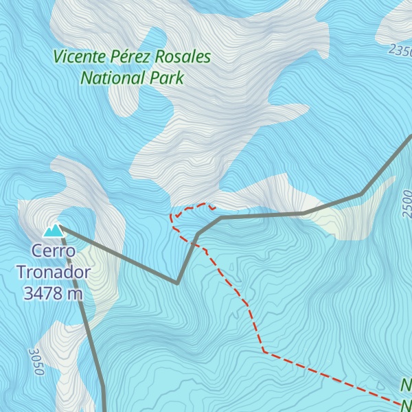 Map of Pico Argentino