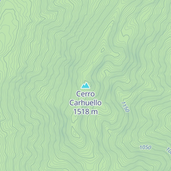 Map of Cerro Carhuello