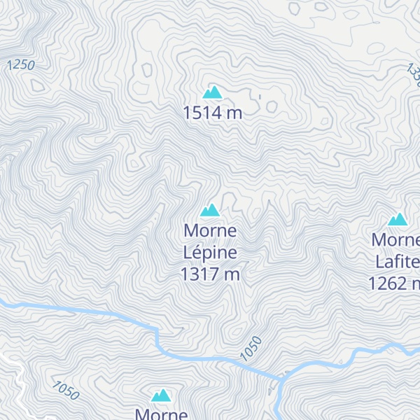 Map of Morne Lépine
