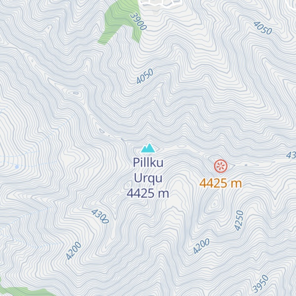 Map of Pillku Urqu