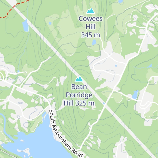 Map of Bean Porridge Hill