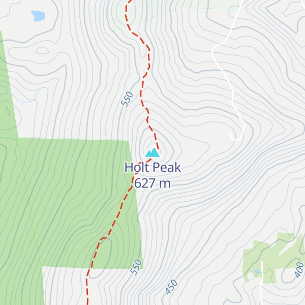 Map of Holt Peak