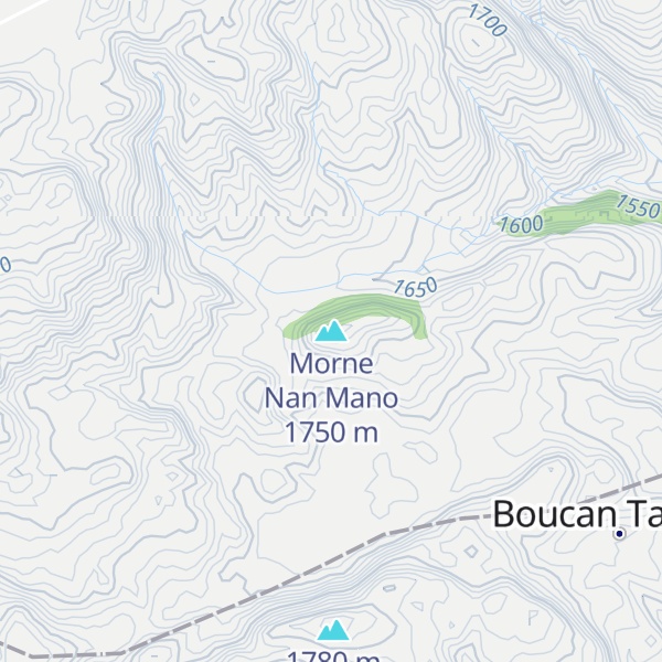 Map of Morne Nan Mano