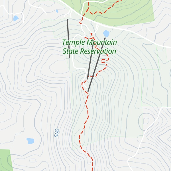 Map of Temple Mountain